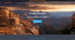 Desktop Screenshot of creationscapes.com